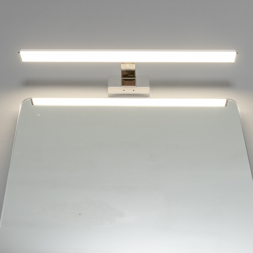 Brilagi - LED-spejlbelysning til badeværelset 3-i-1 VESTRA LED/12W/230V 60 cm IP44 blank krom