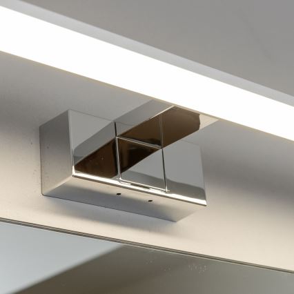Brilagi - LED-spejlbelysning til badeværelset 3-i-1 VESTRA LED/12W/230V 60 cm IP44 blank krom