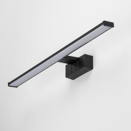Brilagi - VESTRA 3-i-1 LED-spejlbelysning til badeværelset, 12W/230V, 60 cm, IP44, sort