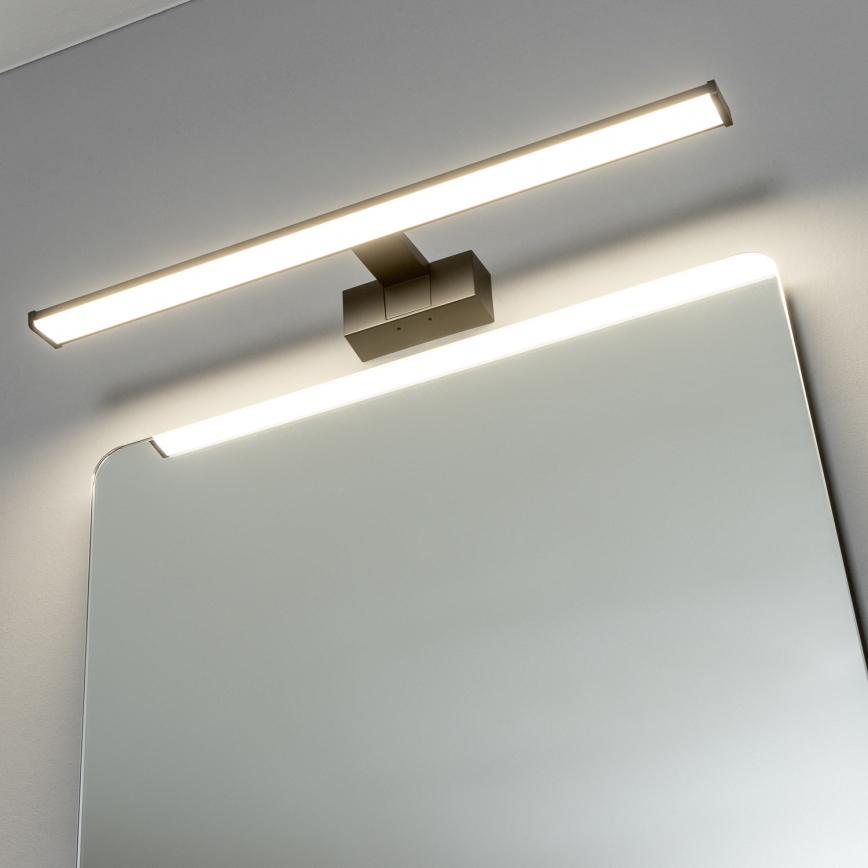 Brilagi - VESTRA 3-i-1 LED-spejlbelysning til badeværelset, 12W/230V, 60 cm, IP44, sort