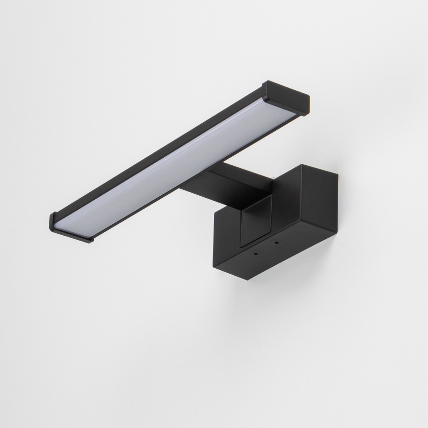 Brilagi - 3-i-1 LED-spejlbelysning til badeværelse VESTRA LED/6W/230V 30 cm IP44 sort