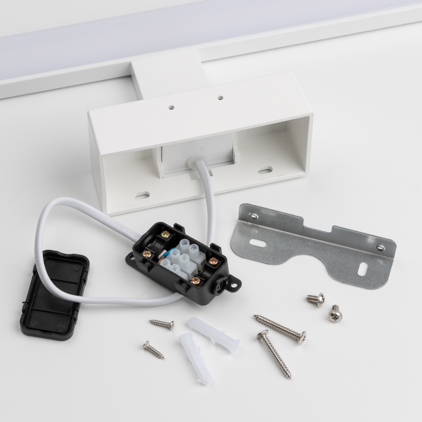 Brilagi - VESTRA 3-i-1 LED-spejlbelysning til badeværelset, 8 W, 230 V, 40 cm, IP44, hvid