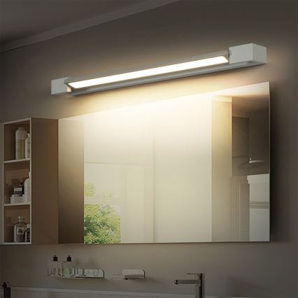 Brilagi - LED-belysning til badeværelsesspejl AQUA LINE LED/18W/230V 60 cm IP44 mat krom CRI 90