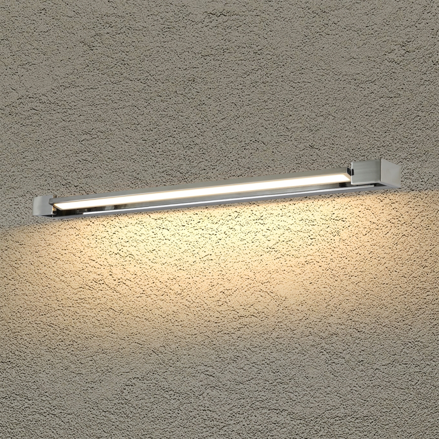Brilagi - LED-belysning til badeværelsesspejl AQUA LINE LED/24W/230V 90 cm IP44 poleret krom CRI 90