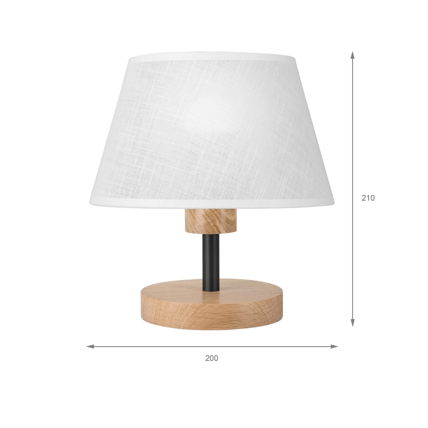 Brilagi - LED Bordlampe ANTHONY 1xE27/60W/230V eg/hvid