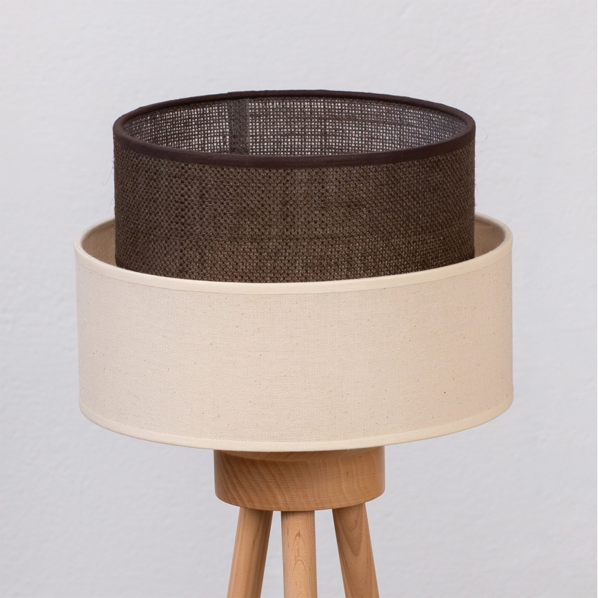 Brilagi - LED-bordlampe BOHO STYLE 1xE27/15W/230V creme/brun