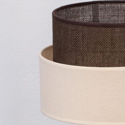 Brilagi - LED-bordlampe BOHO STYLE 1xE27/15W/230V creme/brun