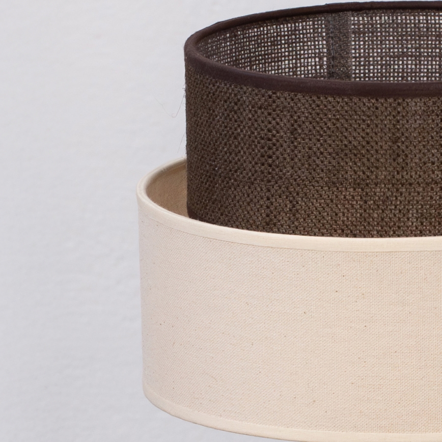 Brilagi - LED-bordlampe BOHO STYLE 1xE27/15W/230V creme/brun