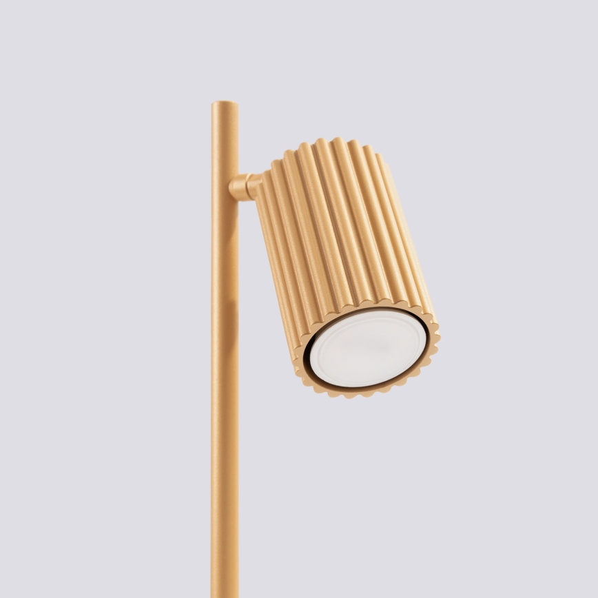 Brilagi - LED bordlampe CRESTO 1xGU10/10W/230V guldfarvet