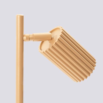 Brilagi - LED bordlampe CRESTO 1xGU10/10W/230V guldfarvet