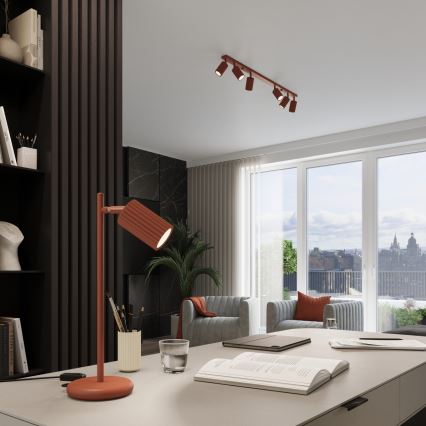 Brilagi - LED-bordlampe CRESTO 1xGU10/10W/230V rød