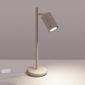 Brilagi - LED-bordlampe CRESTO 1xGU10/10W/230V taupe