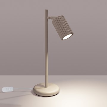 Brilagi - LED-bordlampe CRESTO 1xGU10/10W/230V taupe