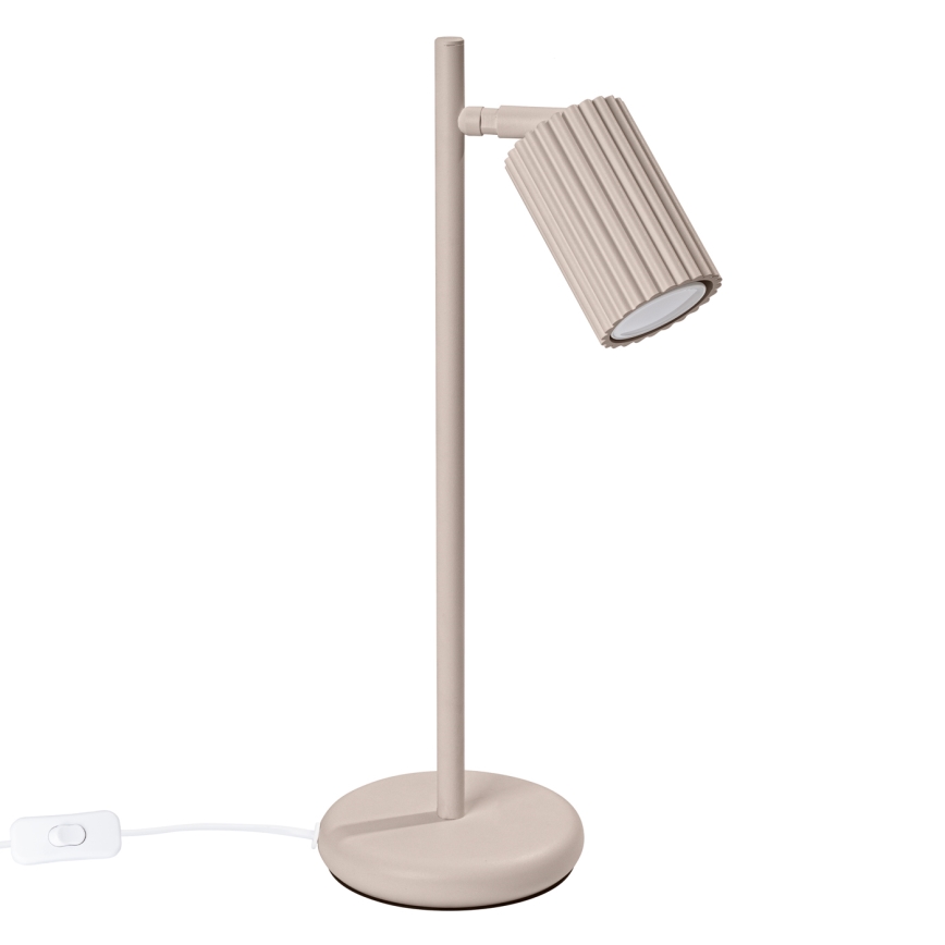 Brilagi - LED-bordlampe CRESTO 1xGU10/10W/230V taupe