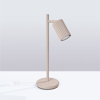 Brilagi - LED-bordlampe CRESTO 1xGU10/10W/230V taupe