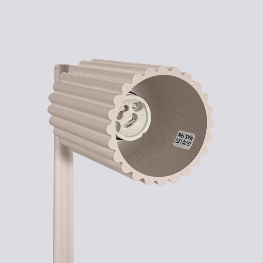 Brilagi - LED-bordlampe CRESTO 1xGU10/10W/230V taupe