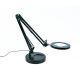Brilagi - LED bordlampe dæmpbar med forstørrelsesglas LENS LED/12W/5V 3000/4200/6000K sort
