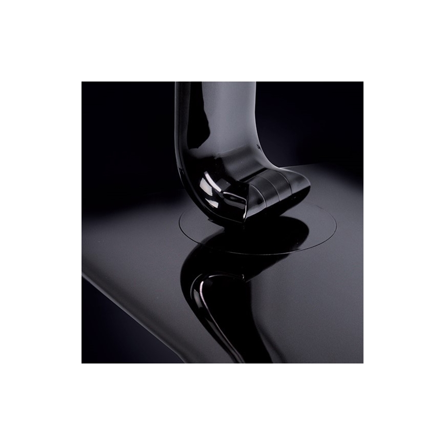 Brilagi - LED bordlampe dæmpbar USB-port LED/12W/230V sort