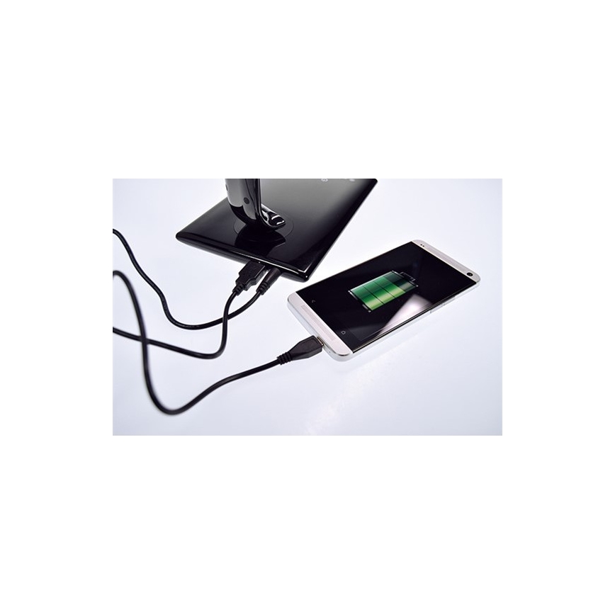 Brilagi - LED bordlampe dæmpbar USB-tilslutning LED/12W/230V hvid 3000 - 6000K