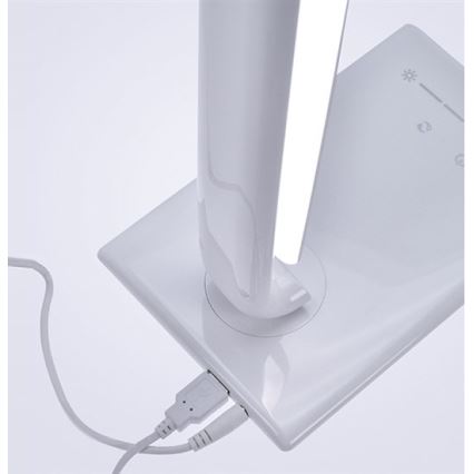 Brilagi - LED bordlampe dæmpbar USB-tilslutning LED/12W/230V hvid 3000 - 6000K