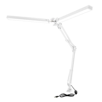 Brilagi - LED Dæmpbar fleksibel bordlampe VARIO 2xLED/14W/230V 3000-6000K hvid