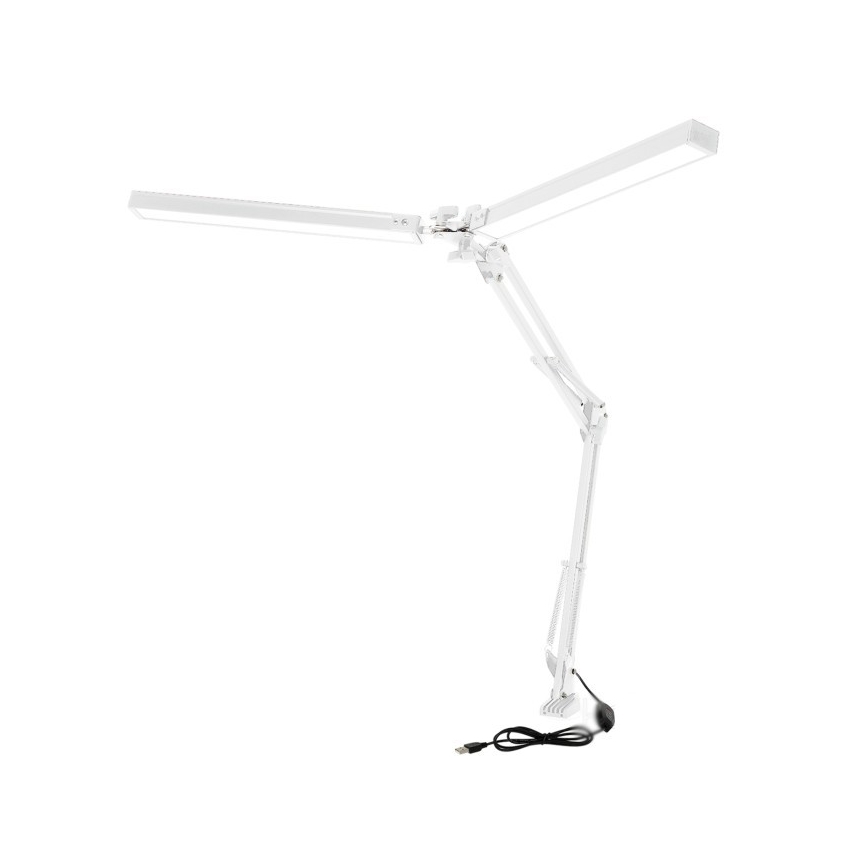 Brilagi - LED Dæmpbar fleksibel bordlampe VARIO 2xLED/14W/230V 3000-6000K hvid