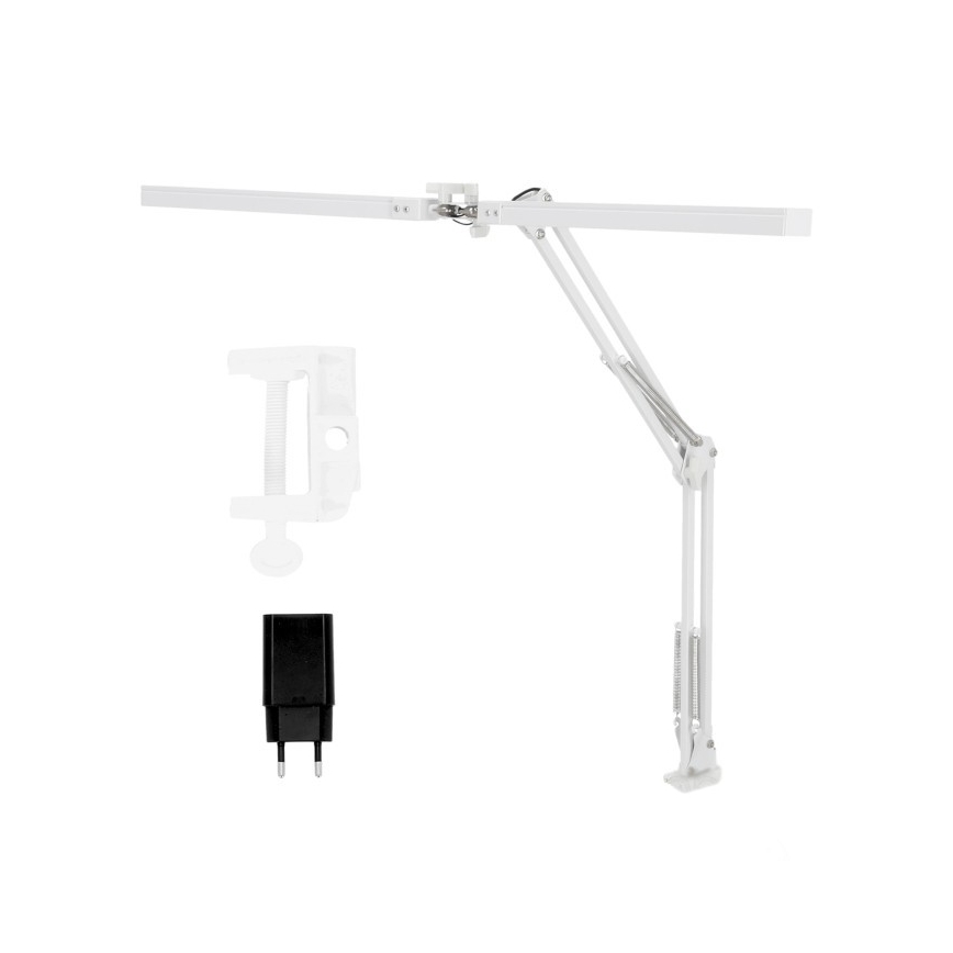 Brilagi - LED Dæmpbar fleksibel bordlampe VARIO 2xLED/14W/230V 3000-6000K hvid