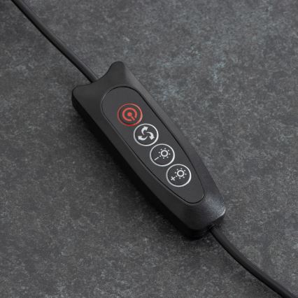 Brilagi - LED Dæmpbar fleksibel bordlampe VARIO LED/15W/230V 3000-6000K sort