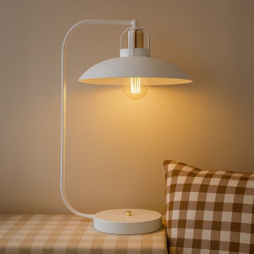 Brilagi - LED Bordlampe FLAMENGO 1xE27/60W/230V hvid