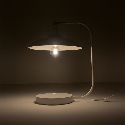 Brilagi - LED Bordlampe FLAMENGO 1xE27/60W/230V hvid