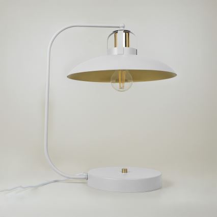 Brilagi - LED Bordlampe FLAMENGO 1xE27/60W/230V hvid