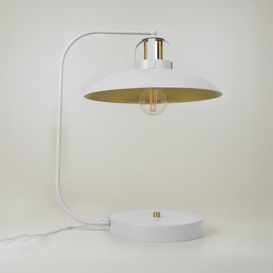 Brilagi - LED Bordlampe FLAMENGO 1xE27/60W/230V hvid