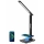 Brilagi - LED bordlampe m. trådløs opladning Qi og USB dæmpbar REGINA LED/8,5W/230V sort
