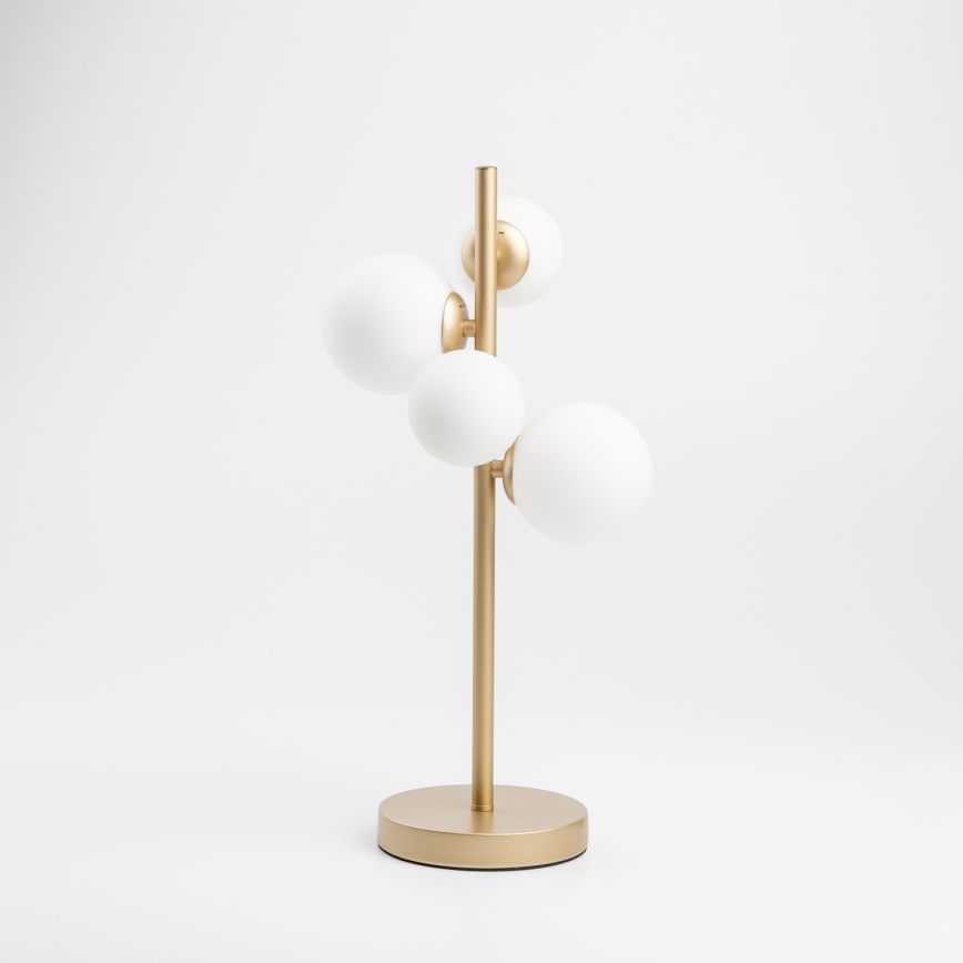 Brilagi - LED bordlampe MILLA 4xG9/3W/230V guldfarvet/hvid