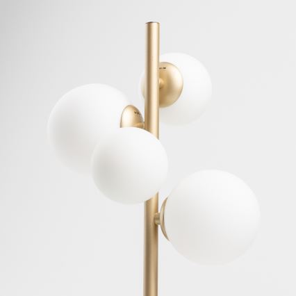 Brilagi - LED bordlampe MILLA 4xG9/3W/230V guldfarvet/hvid