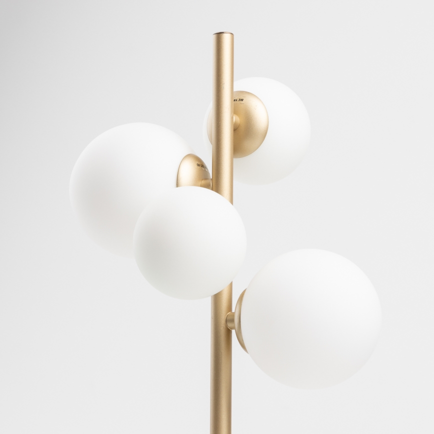 Brilagi - LED bordlampe MILLA 4xG9/3W/230V guldfarvet/hvid