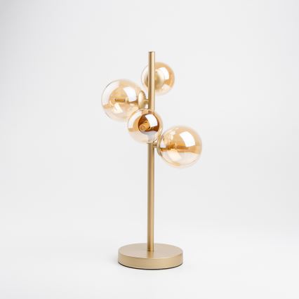 Brilagi - LED bordlampe MILLA 4xG9/3W/230V guldfarvet