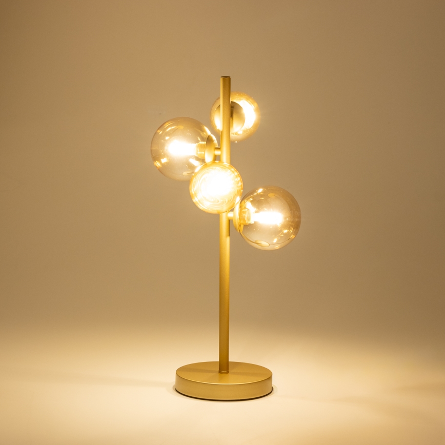 Brilagi - LED bordlampe MILLA 4xG9/3W/230V guldfarvet