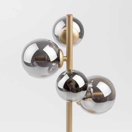 Brilagi - LED bordlampe MILLA 4xG9/3W/230V guldfarvet/røget