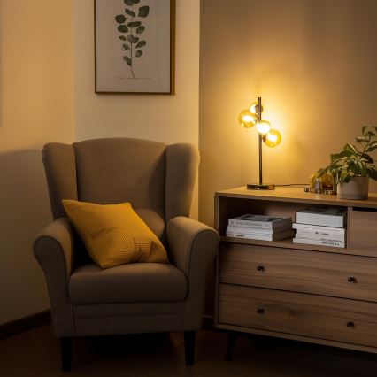 Brilagi - LED bordlampe MILLA 4xG9/3W/230V skinnende krom/guldfarvet