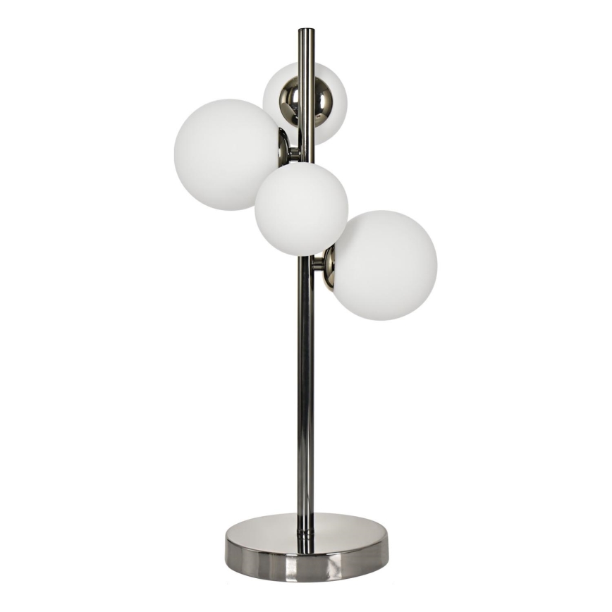 Brilagi - LED bordlampe MILLA 4xG9/3W/230V skinnende krom/hvid