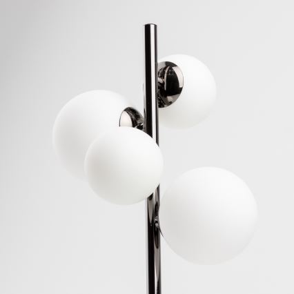 Brilagi - LED bordlampe MILLA 4xG9/3W/230V sort krom/hvid