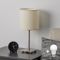 Brilagi - LED-bordlampe NUBILA 1xE27/60W/230V cremefarvet