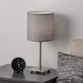 Brilagi - LED Bordlampe NUBILA 1xE27/60W/230V grå