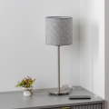 Brilagi - LED bordlampe NUBILA 1xE27/60W/230V grå