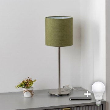 Brilagi - LED bordlampe NUBILA 1xE27/60W/230V grøn