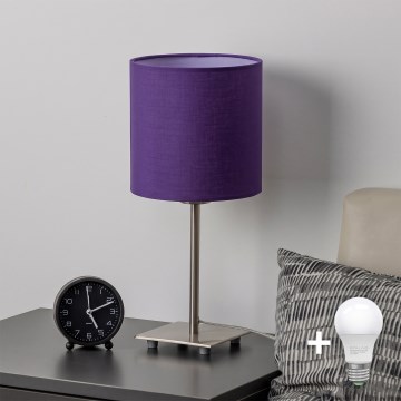 Brilagi - LED bordlampe NUBILA 1xE27/60W/230V lilla