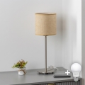 Brilagi - LED-bordlampe NUBILA 1xE27/60W/230V lysebrun