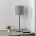 Brilagi - LED bordlampe NUBILA 1xE27/60W/230V lysegrå