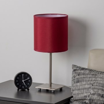 Brilagi - LED bordlampe NUBILA 1xE27/60W/230V pompejansk rød